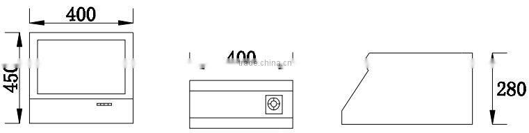 Rotation bar switch table top induction cooking range 5000W