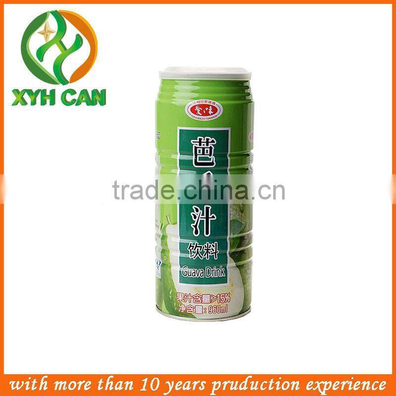 Beverage box coin bank tin can with locker tin box