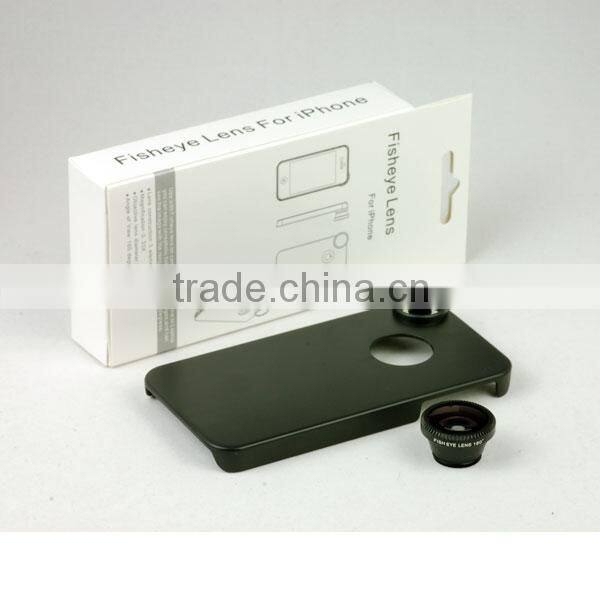 Hot 180 Degree Phone Case Fish eye Lens for iphone