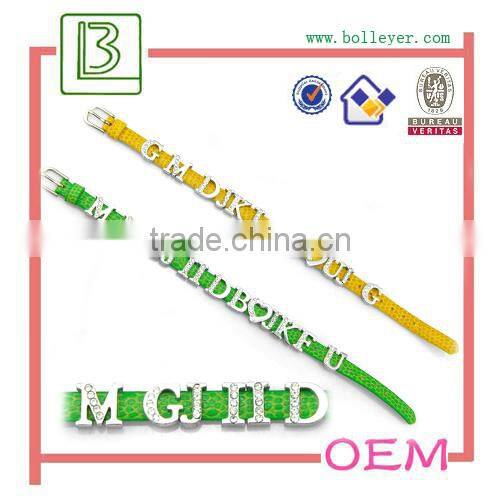 Wrap around thin leather bracelet for summer accessory