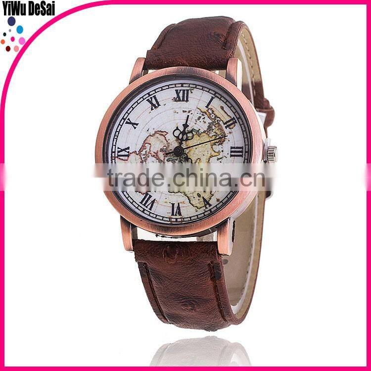 Casual Quartz Watch Women Dress Wristwatches Female Casual Flower Print Quartz Watch