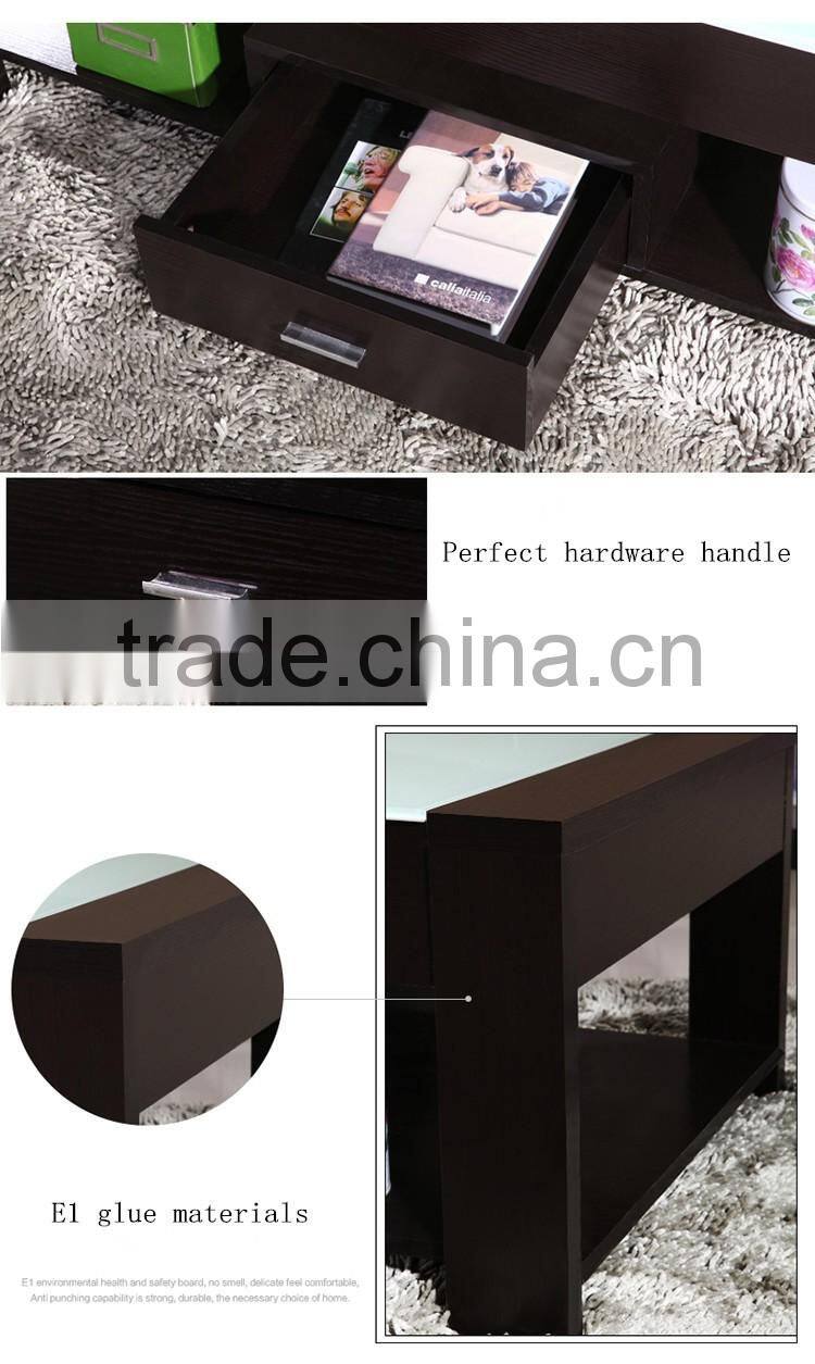 SAIL Factory supply Modern fashion tempered glass coffee table