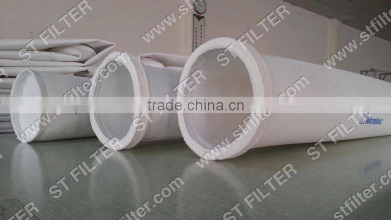 welded seam polyester e ptfe membrane filter bag