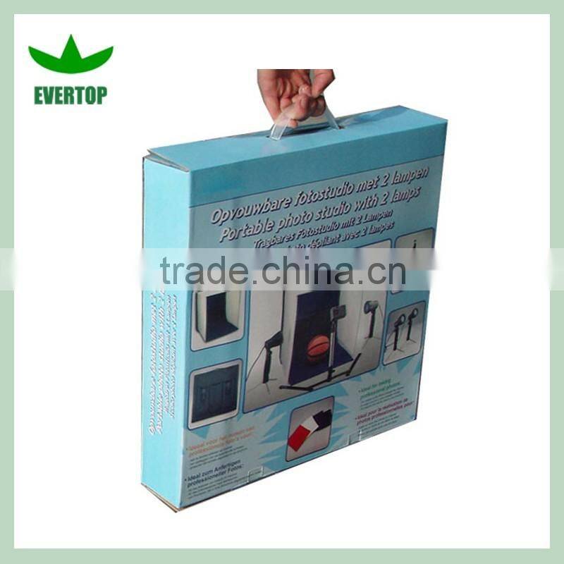 TS-LK01 Studio Lighting Photobox Kit Portable Tripod, Table Light, Backdrop In A 16" Box
