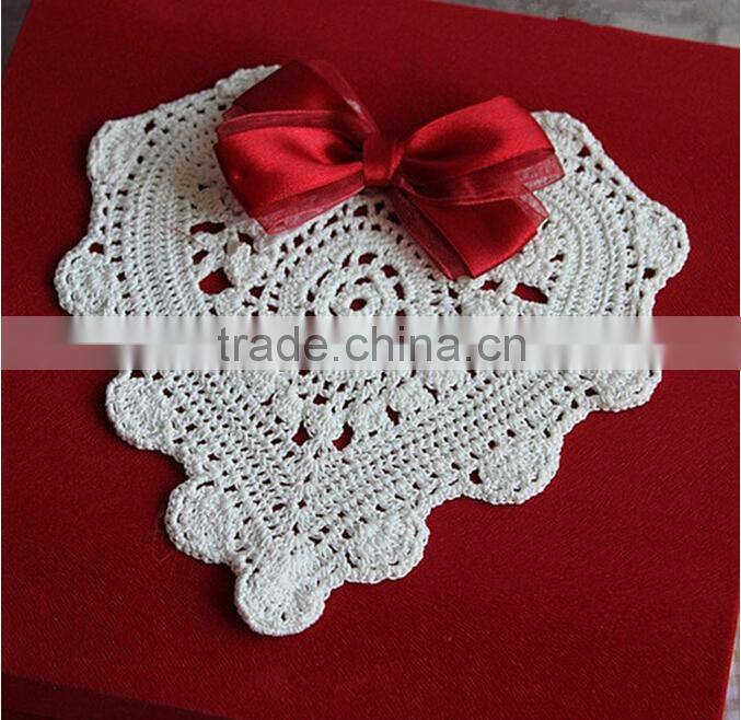 popular style paper packaging box with ribbon