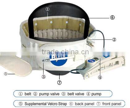 Look out ! new classic silver grey color back pain equipment back straightening support belt