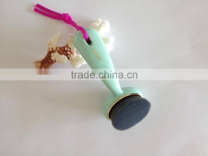 resin handle facial cleaning brush,new design soft hair makeup tool