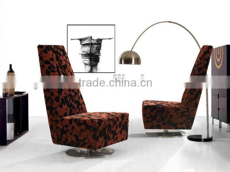 Tall back swivel sofa chair