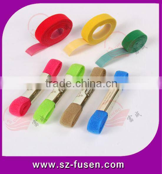 Self-stick hook and loop hair tape