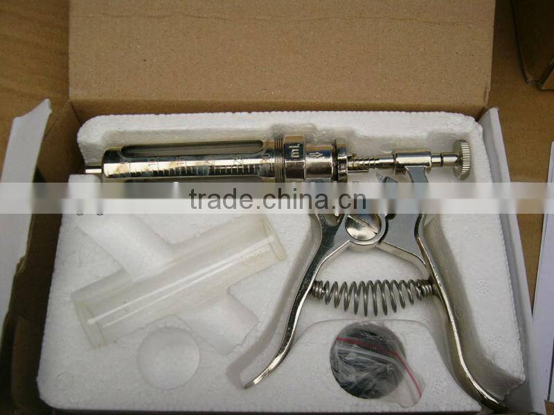 10ml veterinary injector stainless steel syringe metal syringe