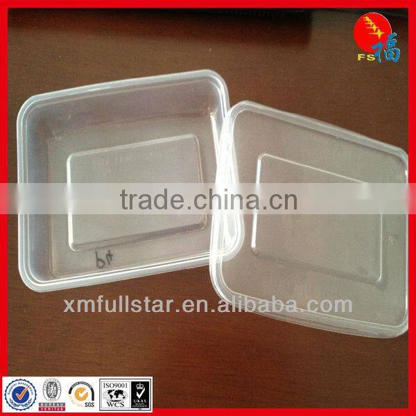 plastic sushi packaging box