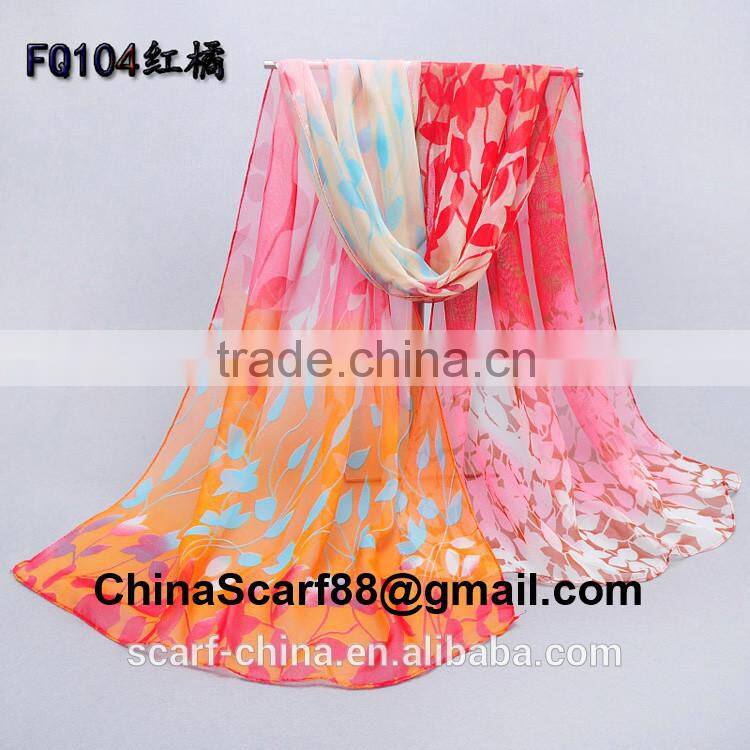 Wholesale chiffon silk scarf