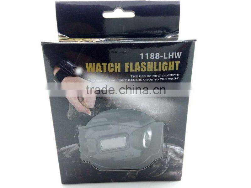Q5 LED lamp of wrist watches lamp outdoor built-in rechargeable battery night running strong light flashlight