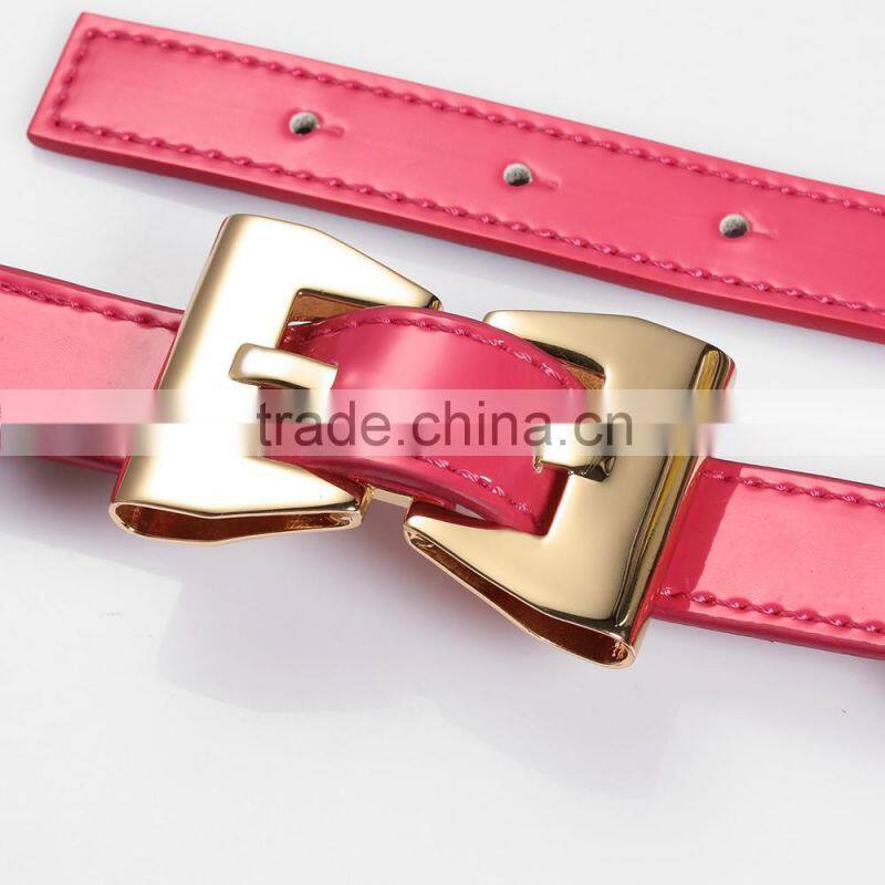 Guangzhou belts factory ladies dress cutting brand belt universal waist belt
