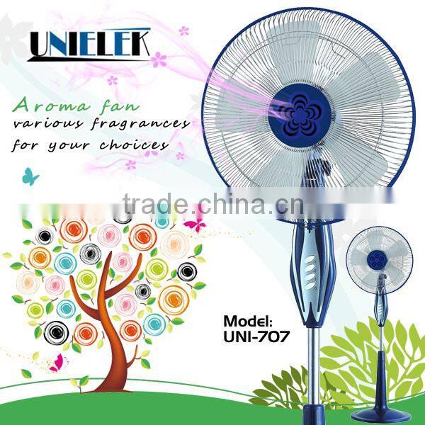 Low noise 220 volt desk fan 16 inch 3 speed with aroma diffuser air cooling desk fan