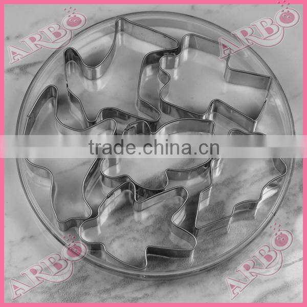 different shapes stainless steel cookie cutter