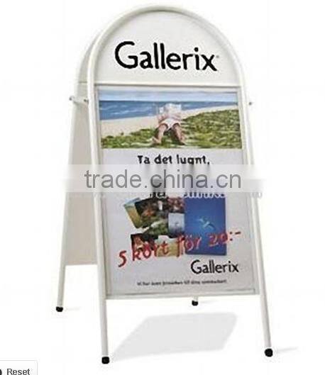 QZH-A1 High Quality Iron Advertising Pavement Sign Stands