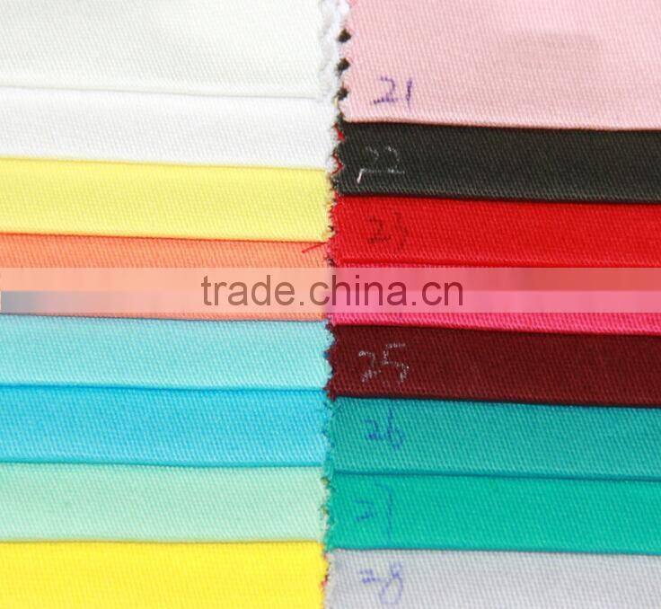 100% Cotton Dyed 16*16 Twill Fabric for Garment
