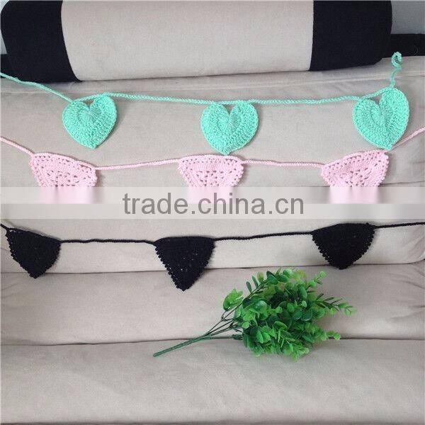 Crochet Wedding decoration Wall Hanging Garland