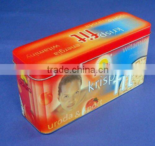 Rectangular storage tin box from dongguan china