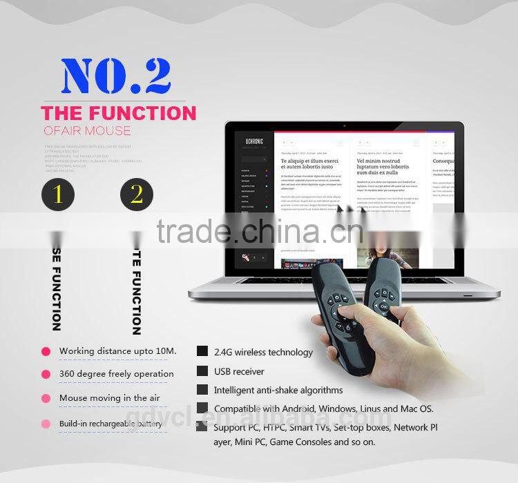 Flying Air Mouse Remote Control 2.4G Wireless Keyboards 2.4G air mouse