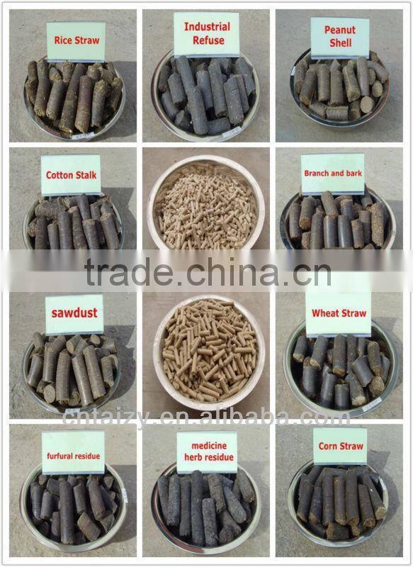 Dry grass pellet forming machine and straw briquette pellet making machine for sale