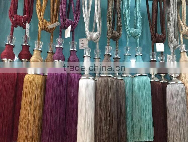 beaded long tassel for curtains