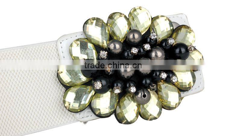 Top Quality Women Elastic Waistband With PU Ending SWF-W15062901