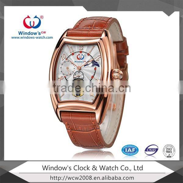 Automic mechanical watches for men Skeleton stainless steel watch