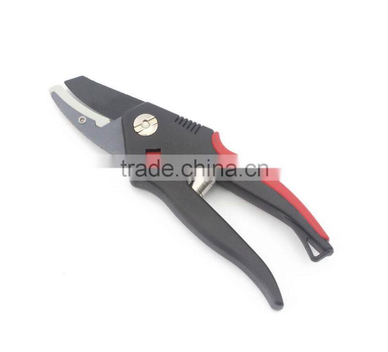 8 inch Soft Grip Handle Stainless Steel Pruning Scissor