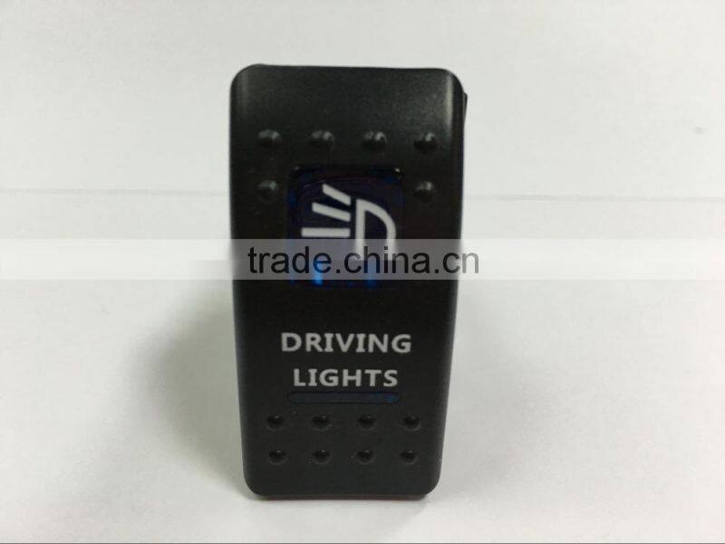 Factory 5 PIN Car Blue LED Light NO/ OFF BUMPER /ROCKER SWITCH