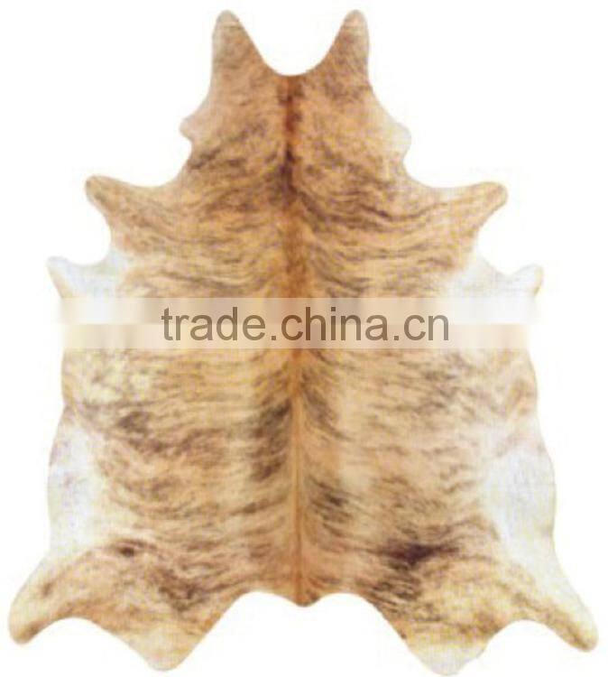 Cowhide leather carpet