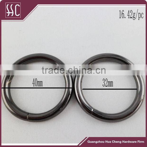 32mm Gun Metal O Ring for Bags Accessories wholesale in Guangzhou China
