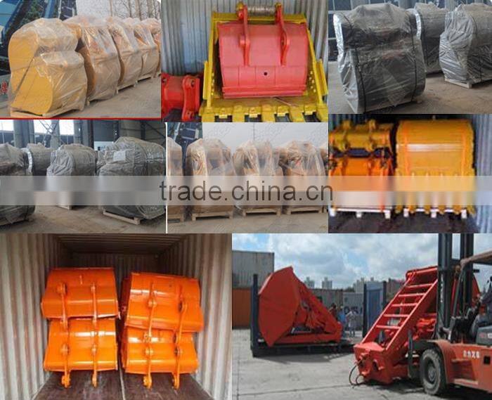 CE certificated hydraulic grab bucket for overhead crane