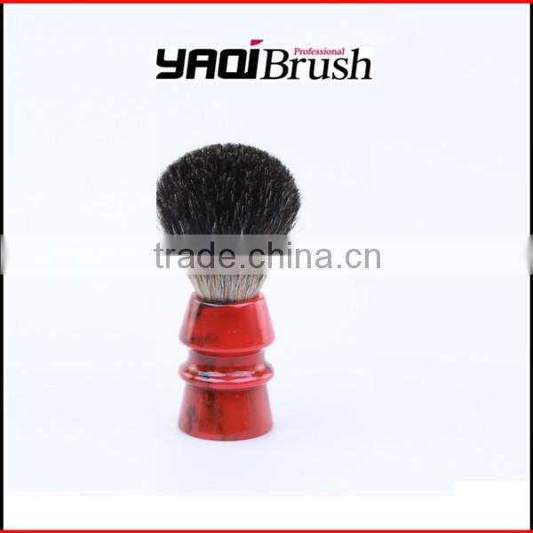 high end new red handle pure badger knot shave brush