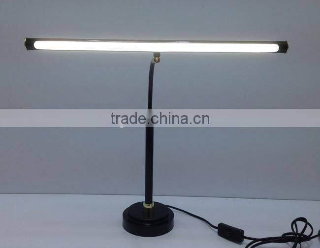 Black/Silver/Antique Brass 5Watt piano lamp