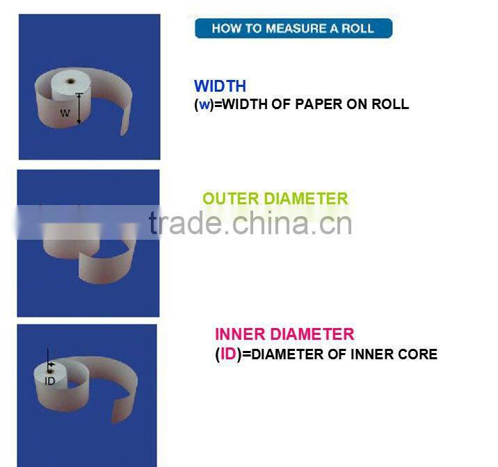 top quality 80*80 thermal paper manufacturer pre printed thermal paper roll