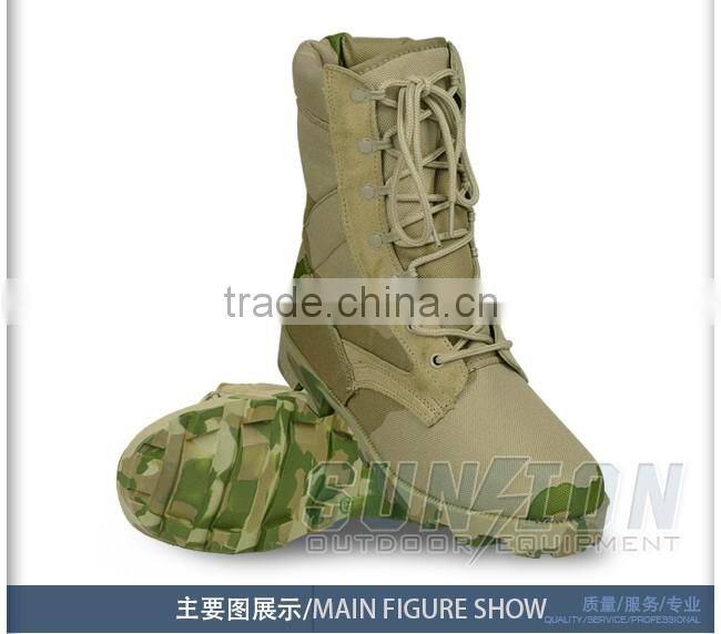 Military standard Tactical Boots adopt full-grain waterproof leather ,Top Quality Hunting Boots