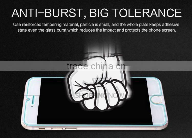 Shenzhen Manufacturer Factory price 0.2mm Full Screen Cover 9H Hardness for apple iPhone 6 tempered glass screen protector