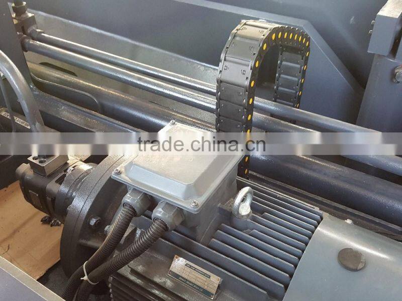 16X4000mm Hydraulic Guillotine Shearing Machine with South Korea Kacon pedal switch