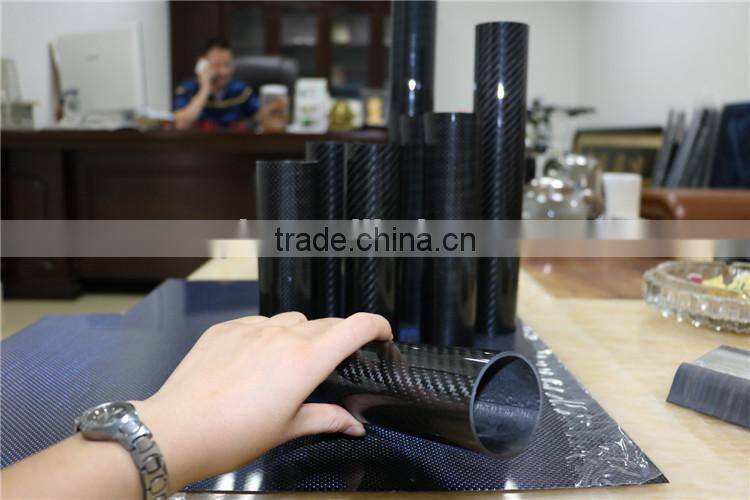 Process High Strength High Performance Good-Looking Carbon Fiber Tube 50mm 100mm 1000mm