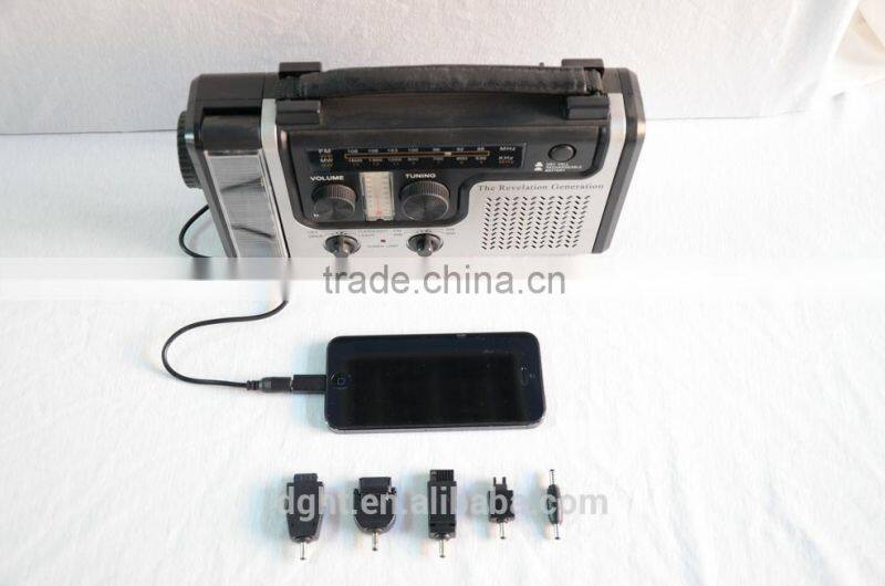 Hot selling Solar Mobile Flashlight LED solar charge radio