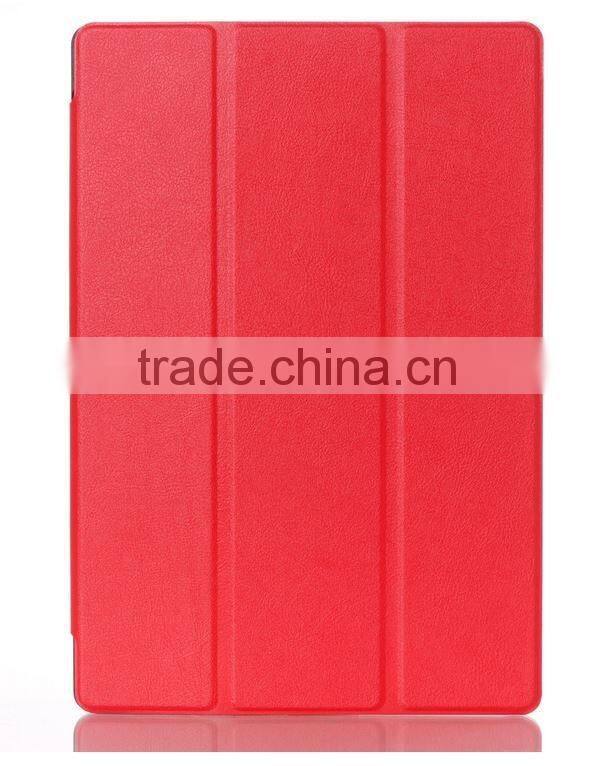 Factory Price 3 folded Crazy Horse PU Leather Magnet stand holder case cover for Dell Venue 10 pro 5055 tablet cover case