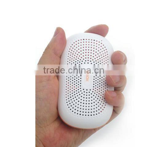 Mini Suckers Handsfree Bluetooth 3.0 Speaker 3000MAH Power Bank For Phone 2Color