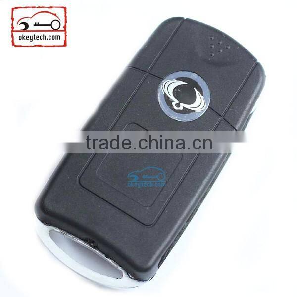 High Quatity Ssangyong Car Key Ssangyong 3 button flip romote key shell Ssangyong fob