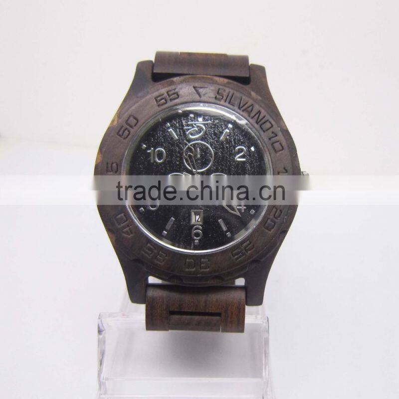 wooden watch for man luxury designer waterproof wood watch