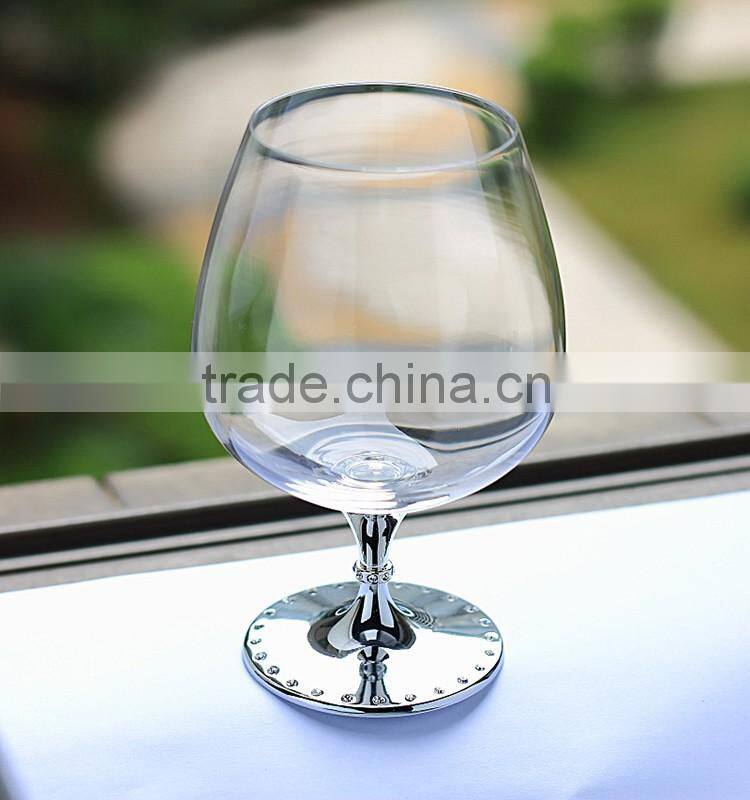 Cock shaped Brandy Snifters Glass Type and For Bar,Eco-Friendly Feature Liquid Activated Glass as glass bottle