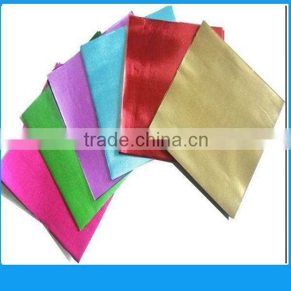 flexo printed aluminum foil Material chocolate wrapping paper