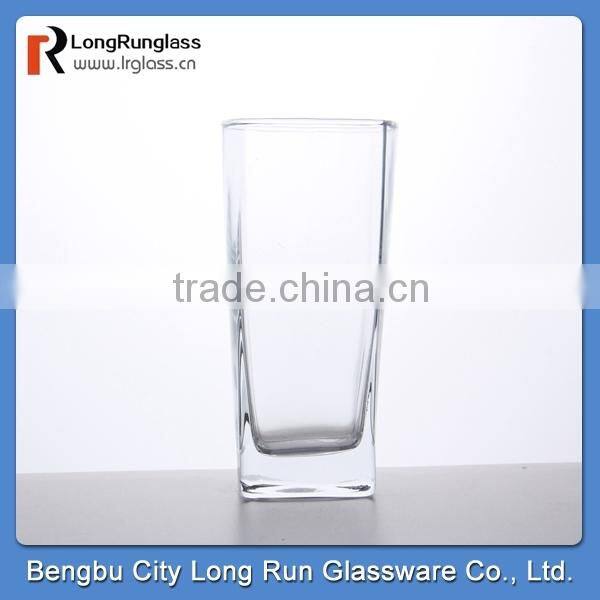 LongRun 10oz high white square milk galss juice glass beer glass cup wholesale