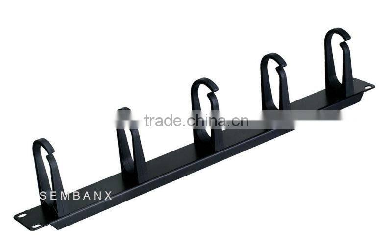 Cable Management 1U 5 plastic rings